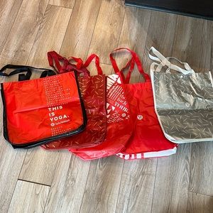 5 Large Lululemon Bags